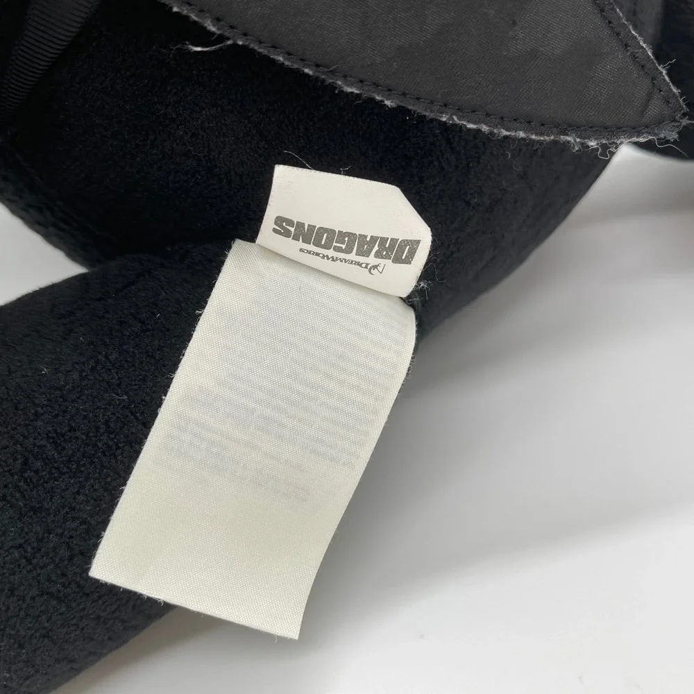 Build-A-Bear Toothless Night Fury Plush DreamWorks Dragons Black 14in